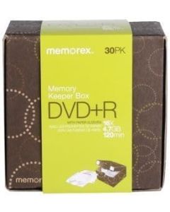 Memorex DVDplusR 16X 30Pk Box