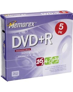 Memorex 4.7Gb/16x DVD+R (5-Pack) (Discontinued by Manufacturer)