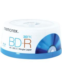 Memorex 25 GB 6x Blu-Ray Disc BD-Rs (30-ct Spindle)