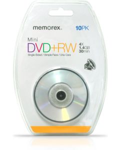 Memorex Mini DVD plus RW 10 Pack (Discontinued by Manufacturer)