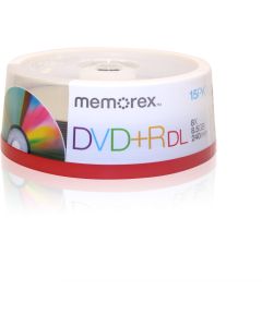 Memorex 8.5GB 8X Double Layer DVD+R (15pk Spindle)