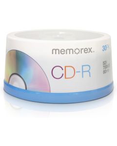 Memorex 700MB/80-Minute 52x Data CD-R Media (30-Pack Spindle)